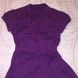 Express Design Studio Purple Shirt